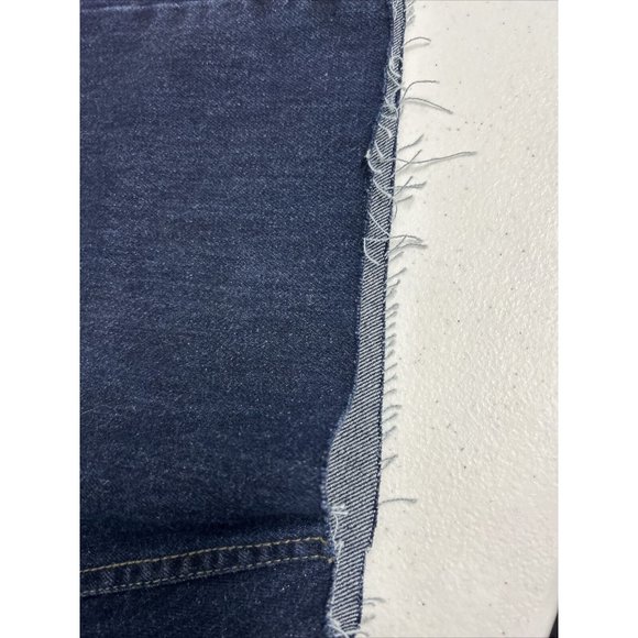 Levi’s 557 Lower Rise Loose Fit Dark Wash Denim Cut Off Shorts Women’s 14 33x10 - Picture 8 of 11